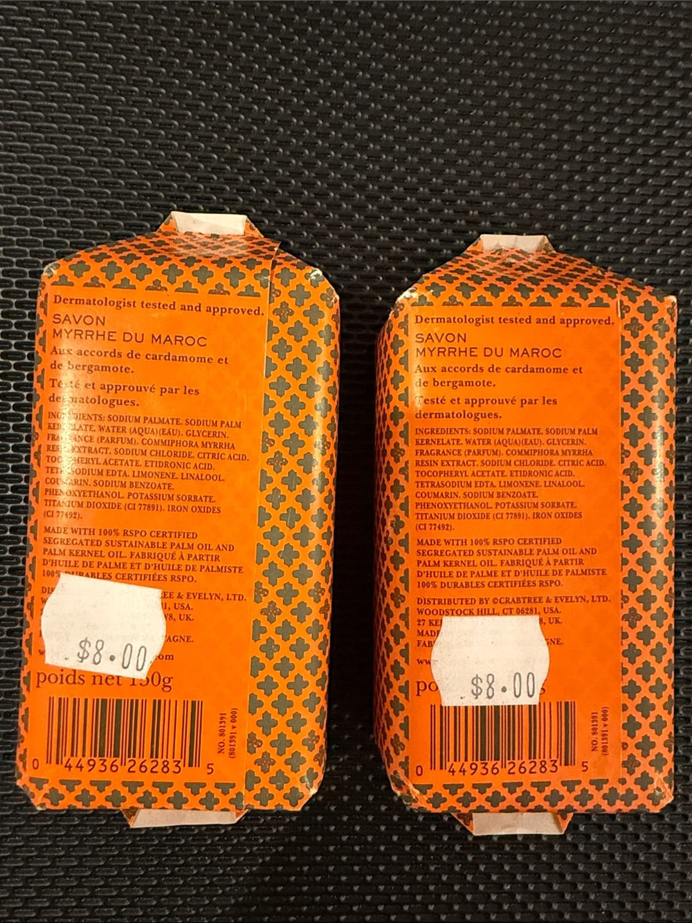Crabtree &Evelyn Moroccan Myrrh soaps - Picture 2 of 4